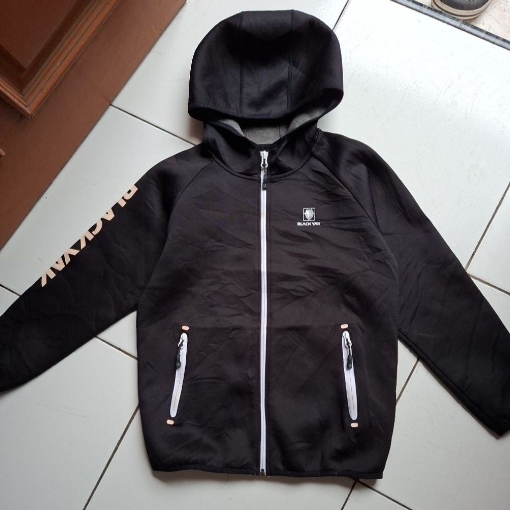 Jaket Outdoor Pria OriginaL Black yak Hitam