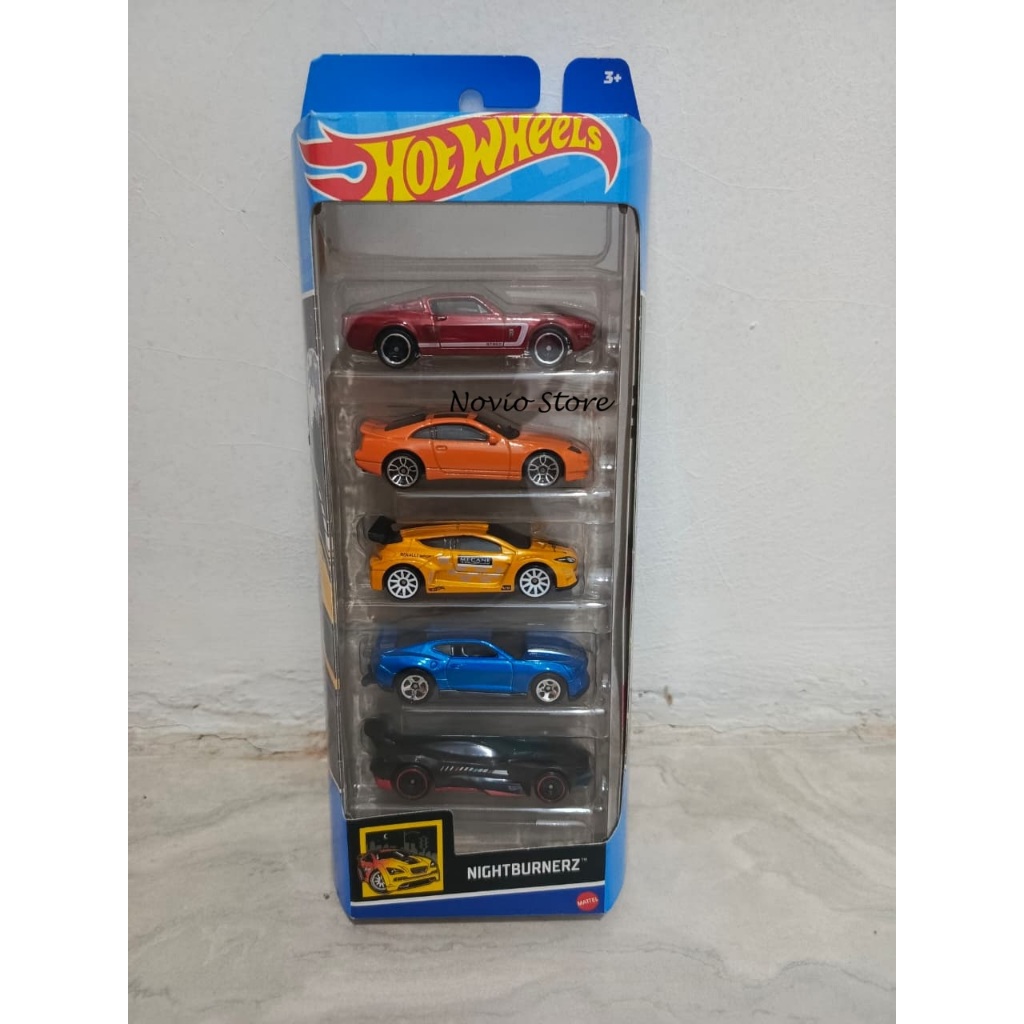 Hot Wheels Nightburnerz 5 Pack - HW Hotwheels