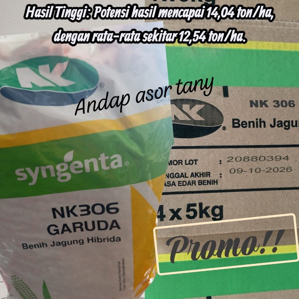 BENIH JAGUNG NK 306 GARUDA KEMASAN 5 KG