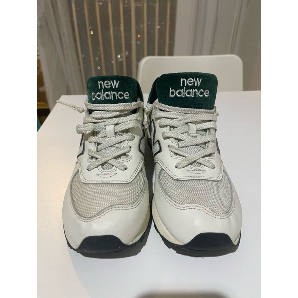 Sepatu New Balance 574 White Green Original