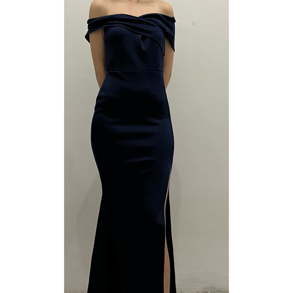 PRELOVED LONG DRESS SCUBA PARTY