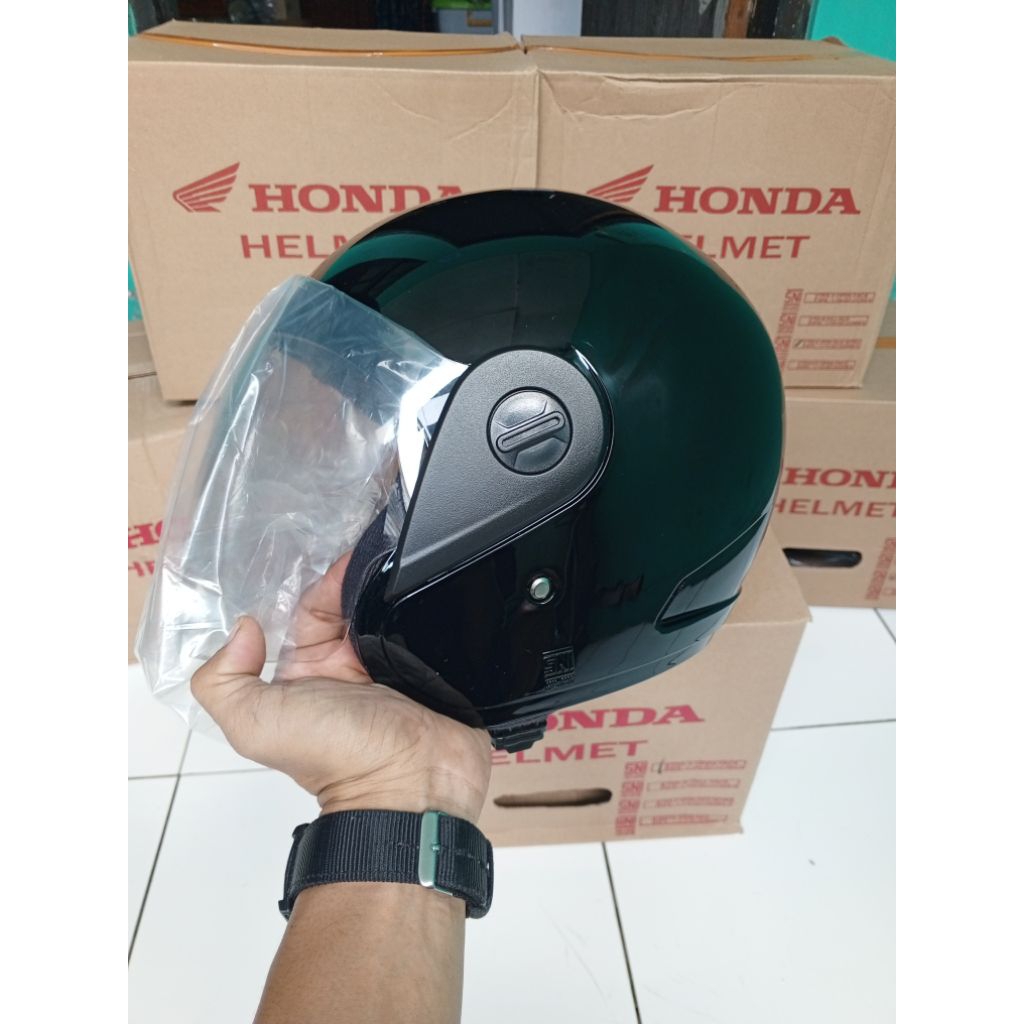 HELM RETRO TERBARU ORIGINAL HONDA HMJ-1 NON TOPI HALF FACE