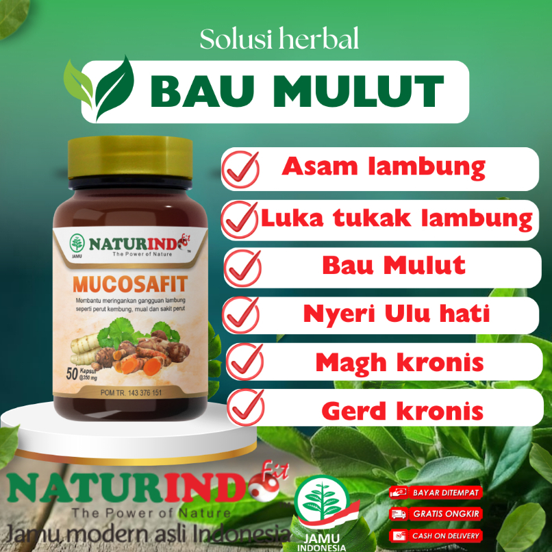 MUCOSAFIT BAU MULUT PENGHILANG BAU MULUT OBAT PENGHILANG BAU MULUT DAN NAFAS HERBAL ALAMI
