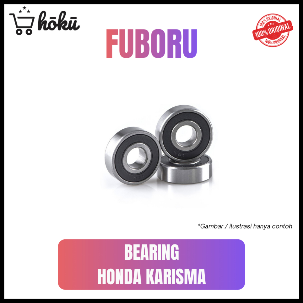 6201 6301 BEARING RODA DEPAN HONDA KARISMA / BEARING RODA BELAKANG HONDA KARISMA / LAHER RODA DEPAN 