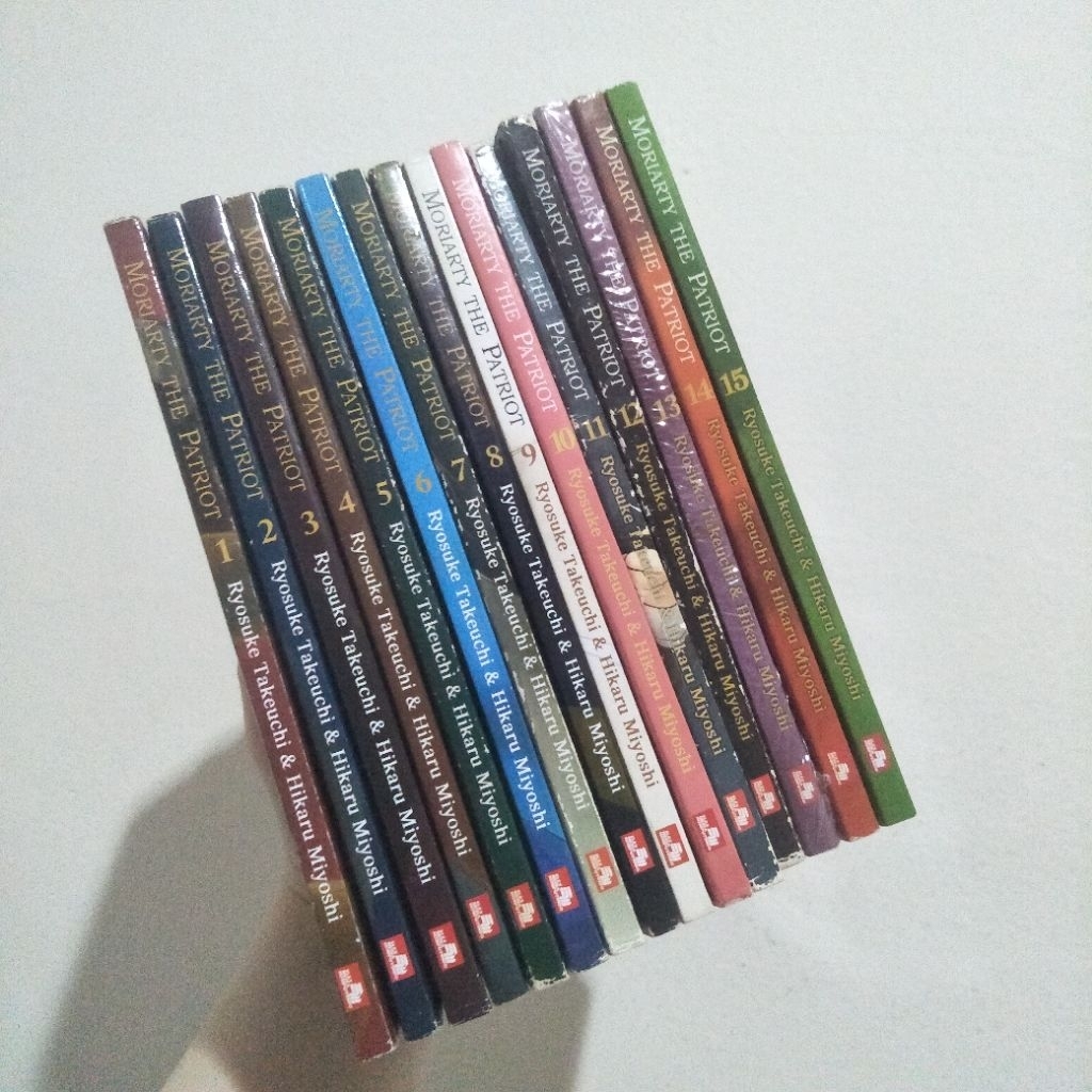 Komik Moriarty the Patriot vol 1-15 set kolpri segel