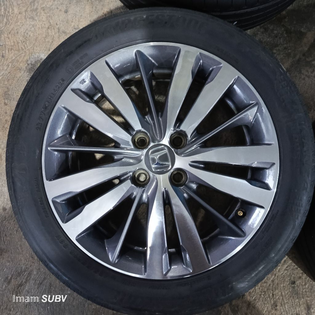 Velg ori Jazz gk5 R16 set ban Bridgestone Turanza T005 (Satuan/Serep)