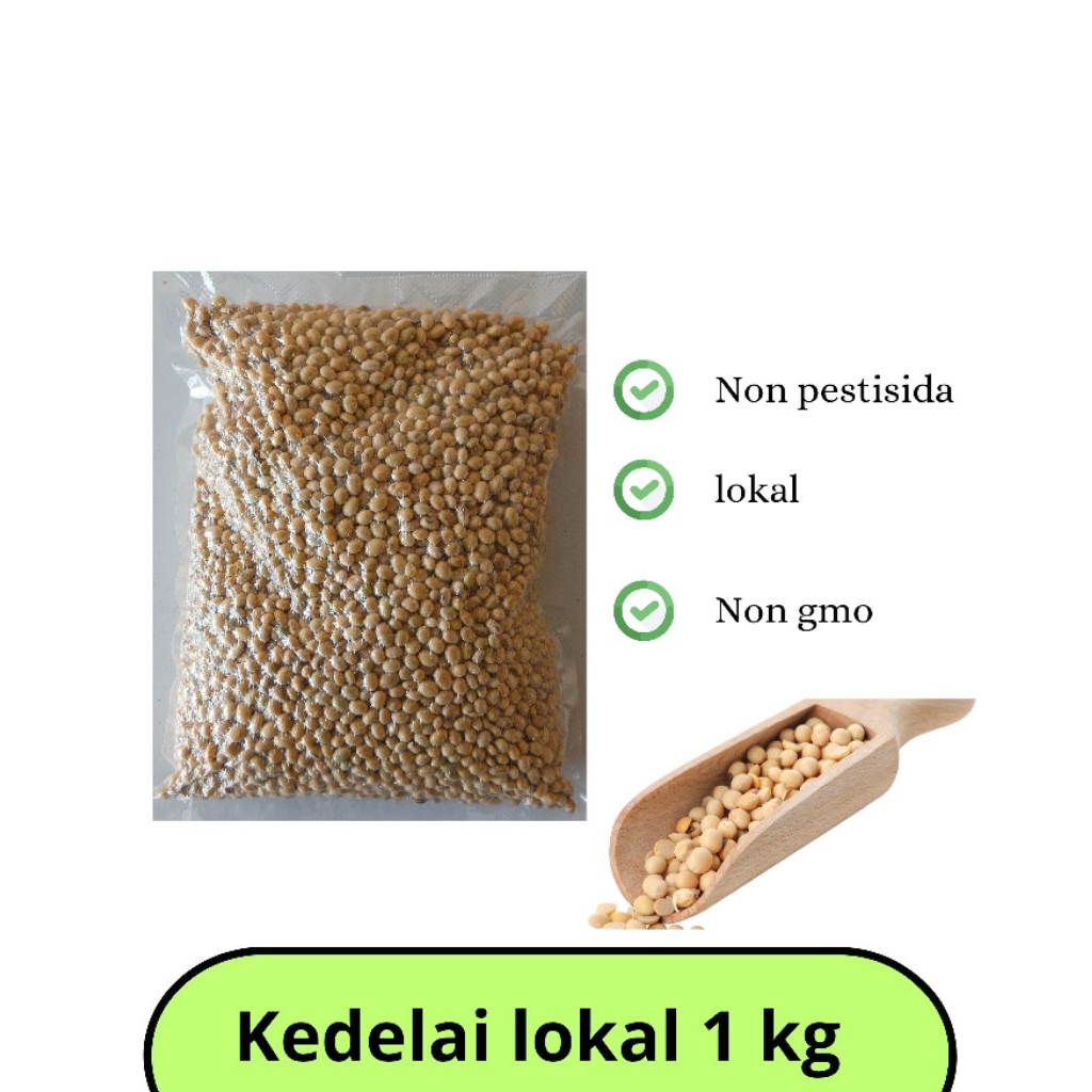 SUKOKARYOTANI promo kedelai organik lokal non gmo 1kg