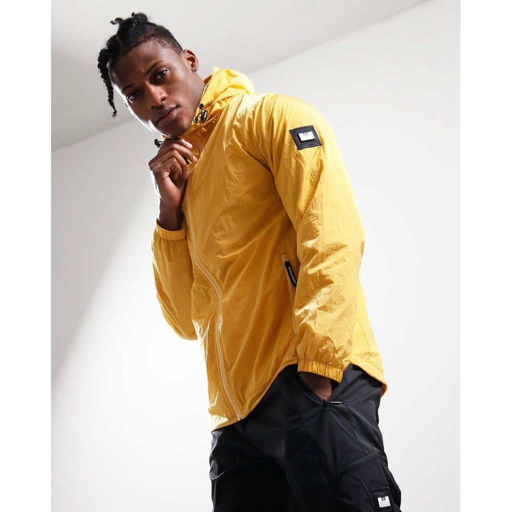 Weekend Offender Technician Hooded Jacket In Yellow