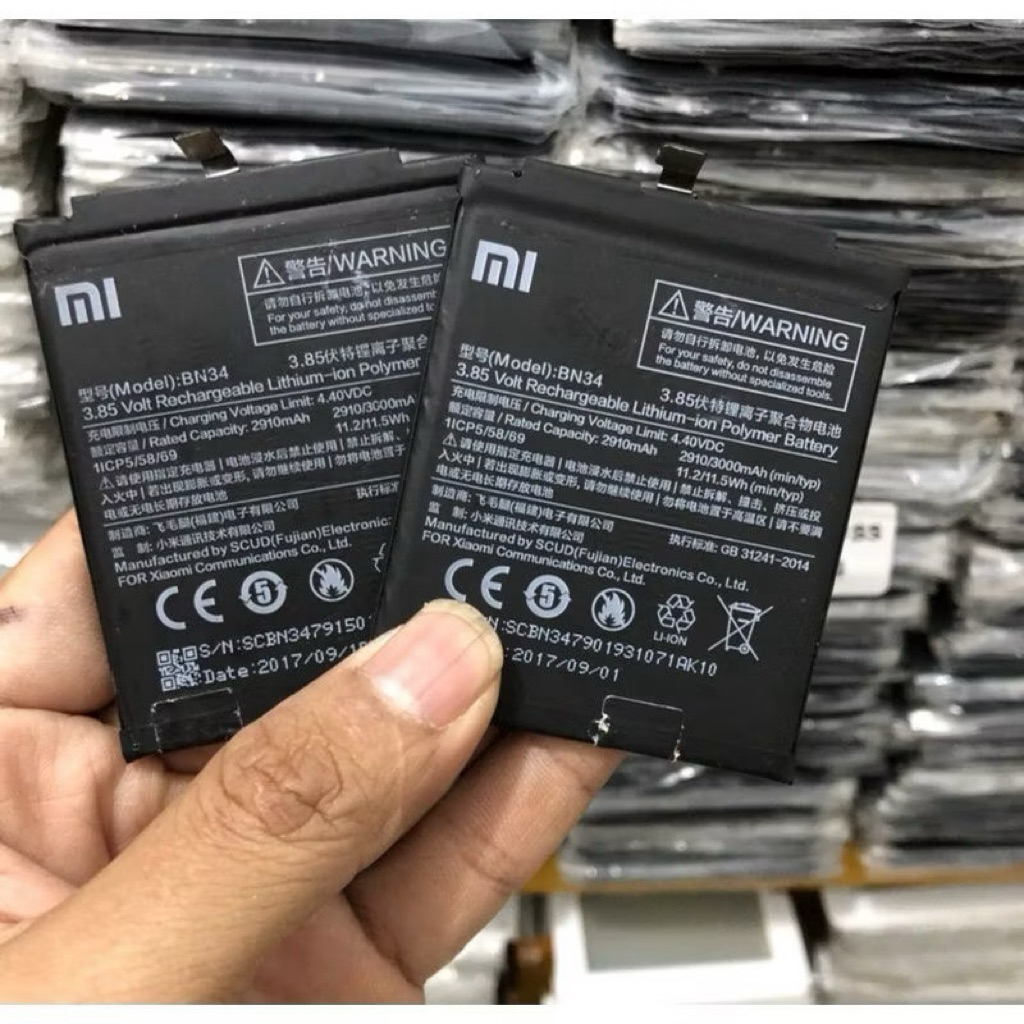 Batre Baterai Xiaomi Redmi 5A Batre Xiaomi Bn34 Copotan Original Garansi