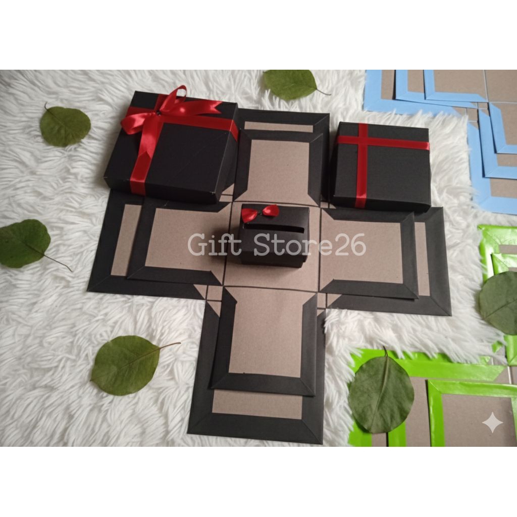 EXPLOSION BOX KOSONG || GIFT BOX 2 LAYER+KOTAK UANG