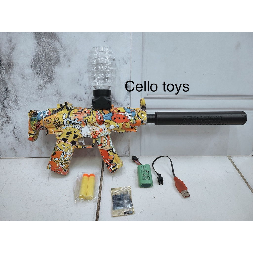 Mainan Tembakan Bubble Gun MP5 Pistol Anak Water Bubble - 565