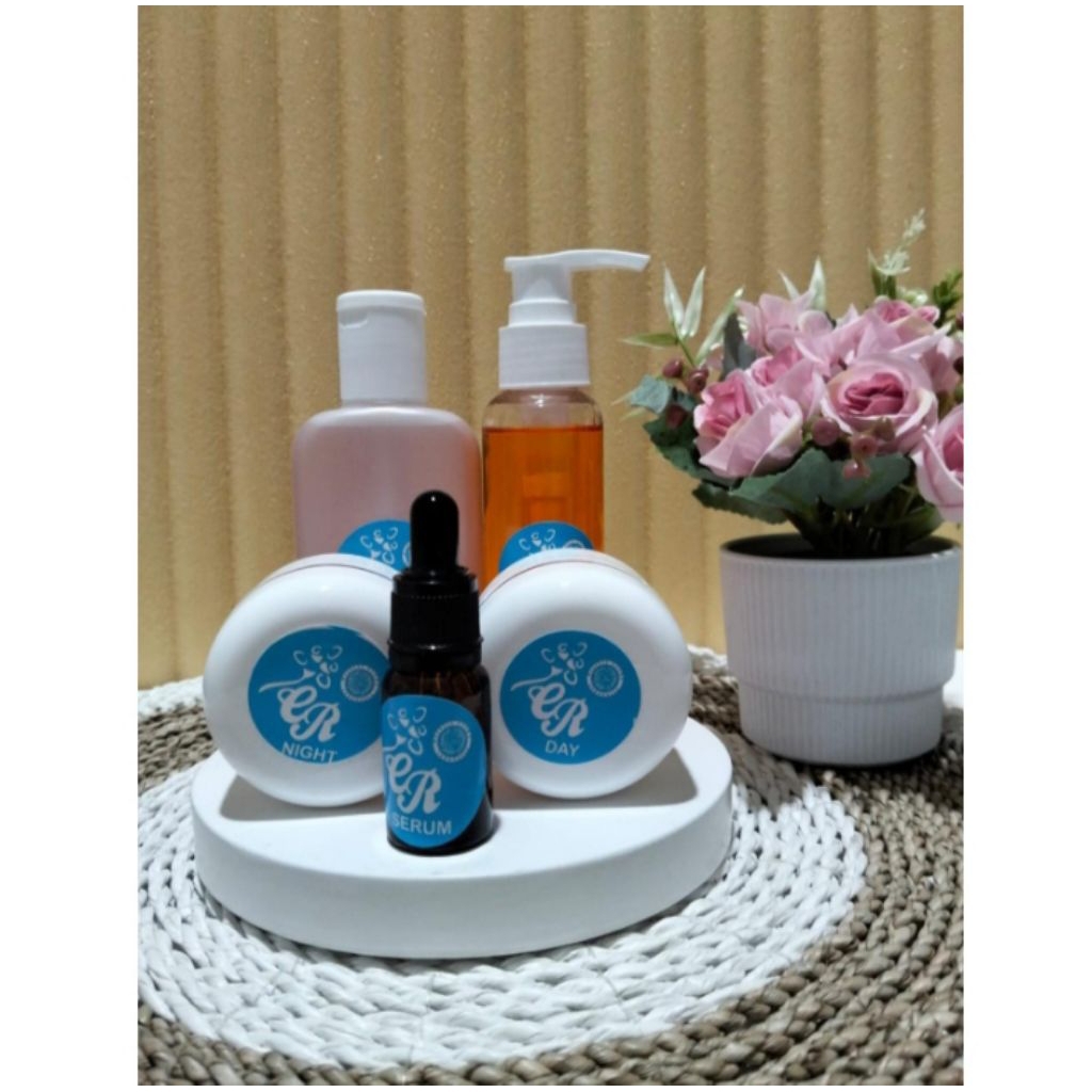 PAKET CREAM CR BIRU TAS 5IN1 ORI