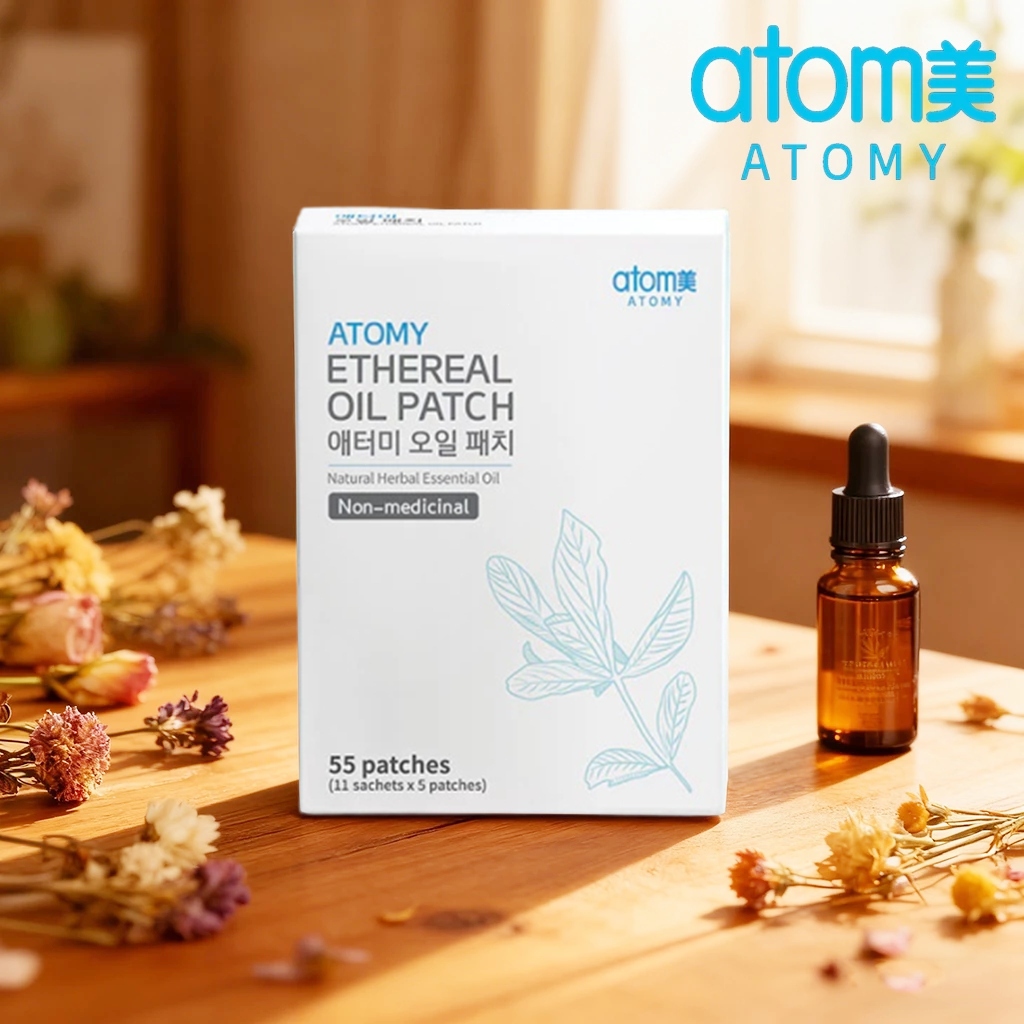 Atomy Ethereal Oil Patch Koyok 5pcs (1 pak ) - Plaster Minyak Esensial yang Menenan Made Korea