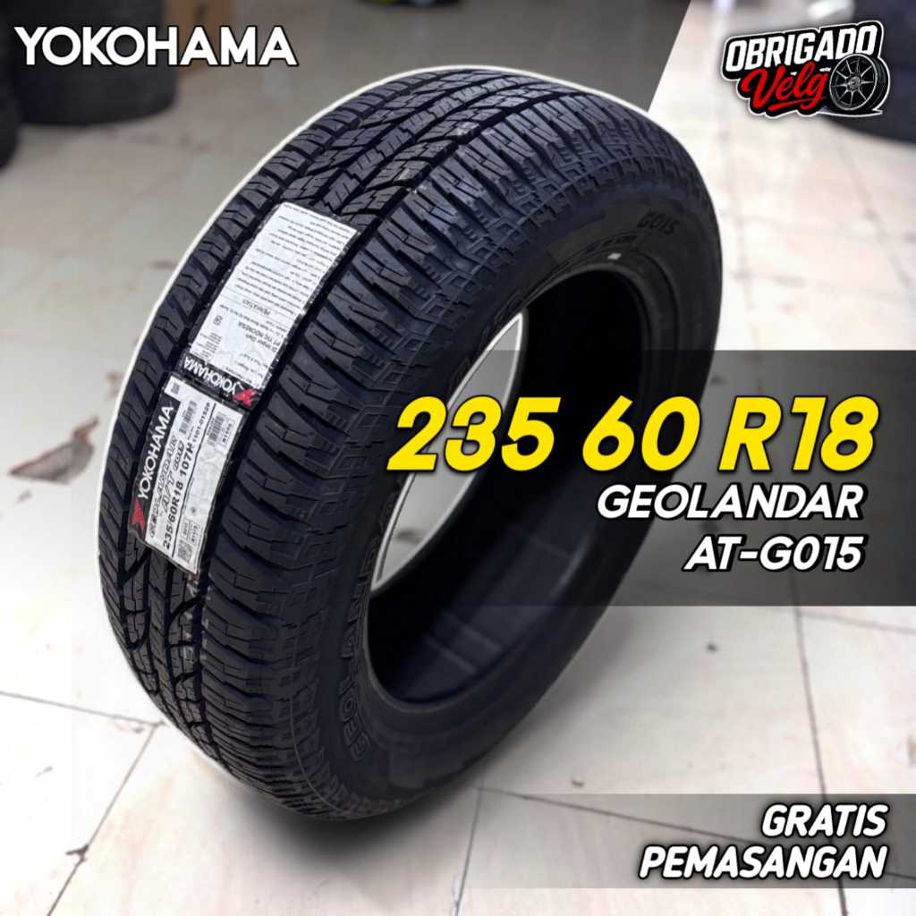 BAN AT Ring 18 Yokohama Geolandar / CRV Xtrail CX-8 Santa Fe 235 60 R18 / Toko Obrigado Velg