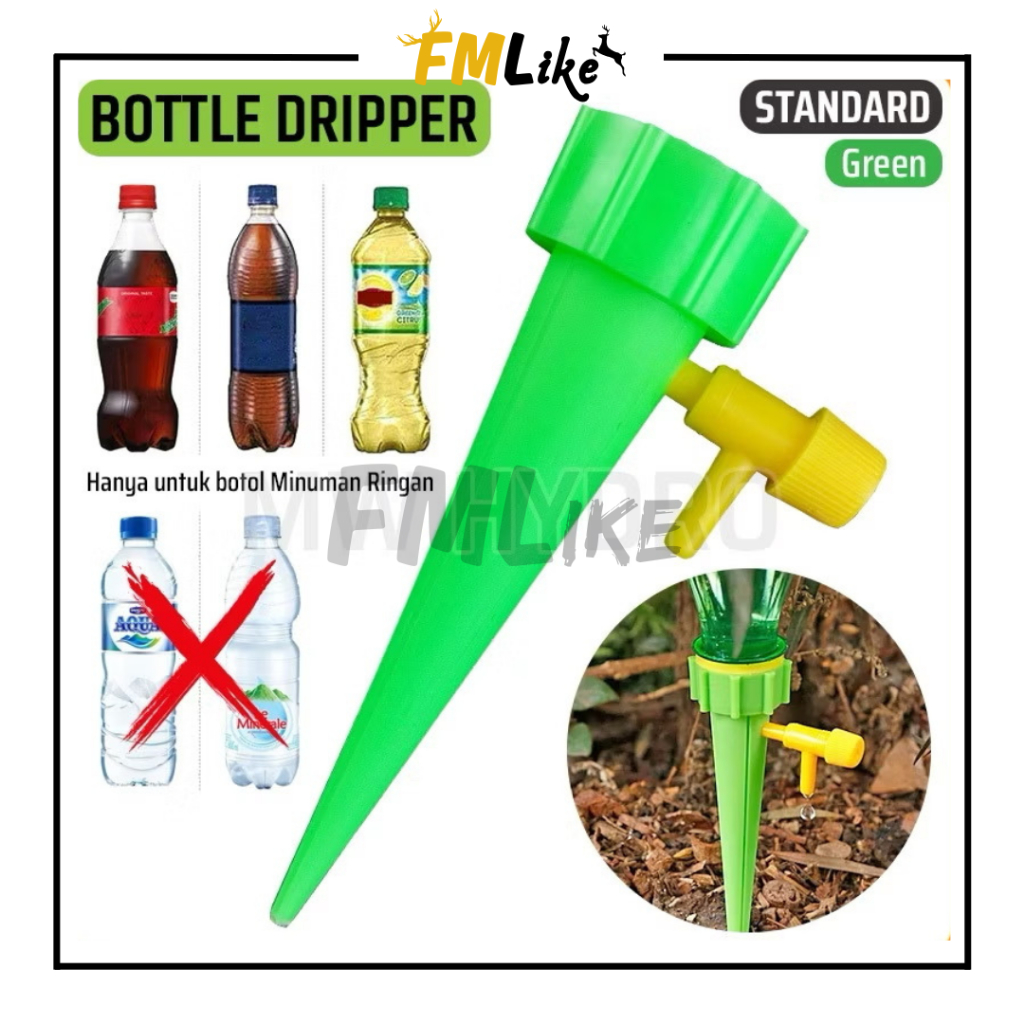 Alat Penyiram Irigasi Tanaman Botol Tetes Otomatis / Dripper Tetes Infus Air Siram Tanaman