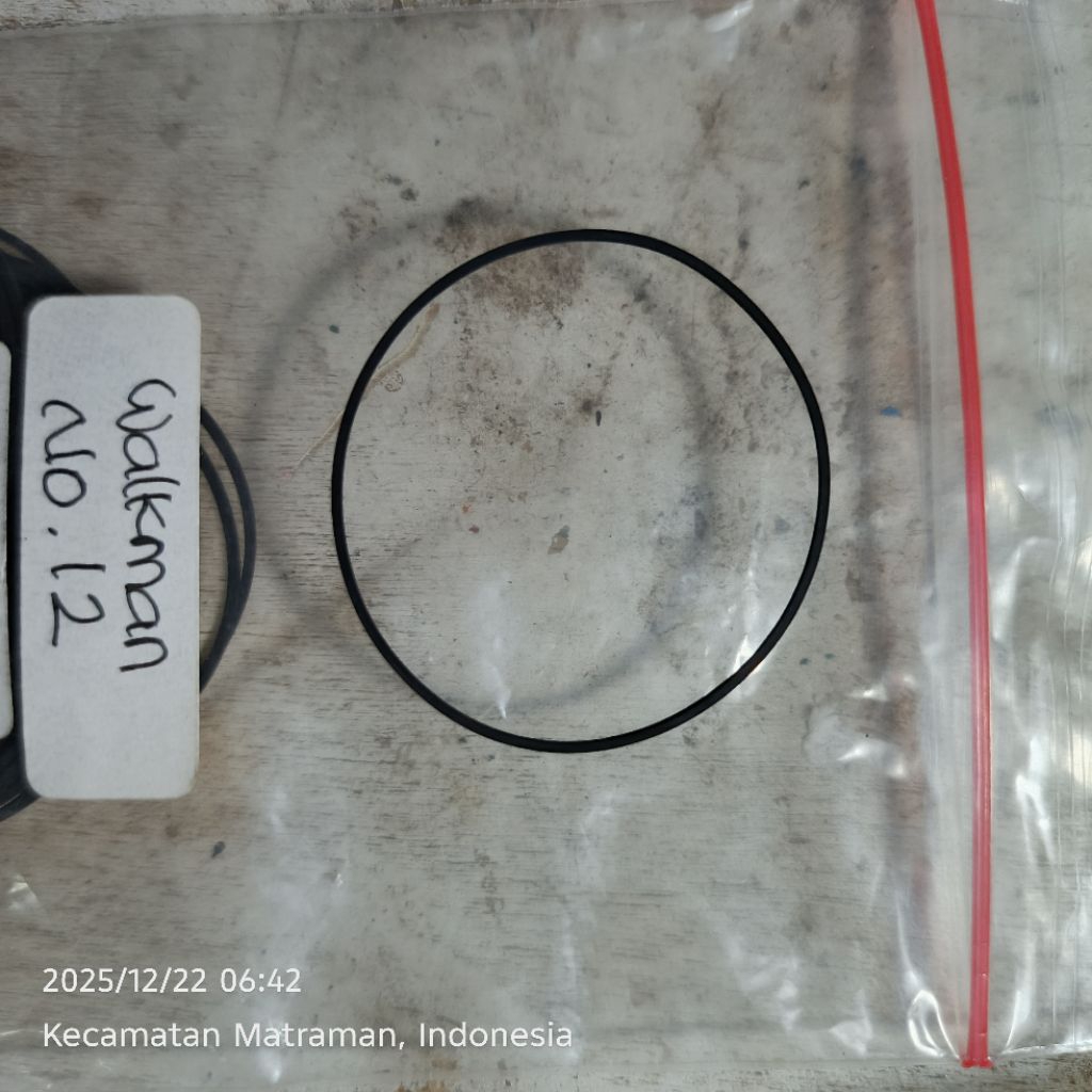 karet walkman ukuran 12 cocok untuk aiwa
