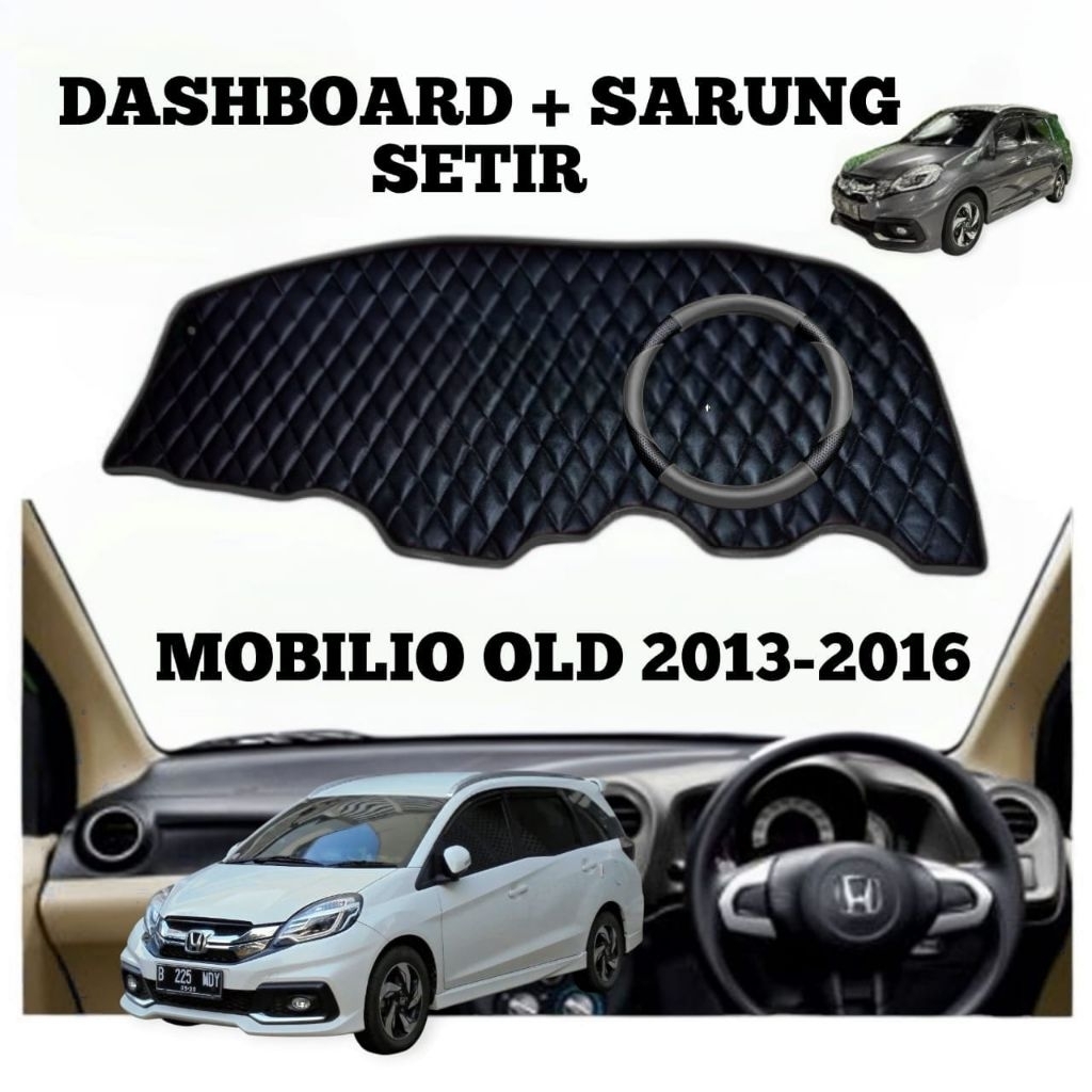 COD Cover Pelindung Dashboard+Sarung Stir MOBILIO OLD 2013-2016