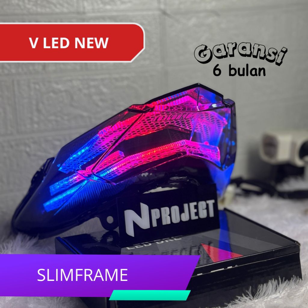 Stoplamp Slim Frame Vario Led Old 125/150 Full RGB
