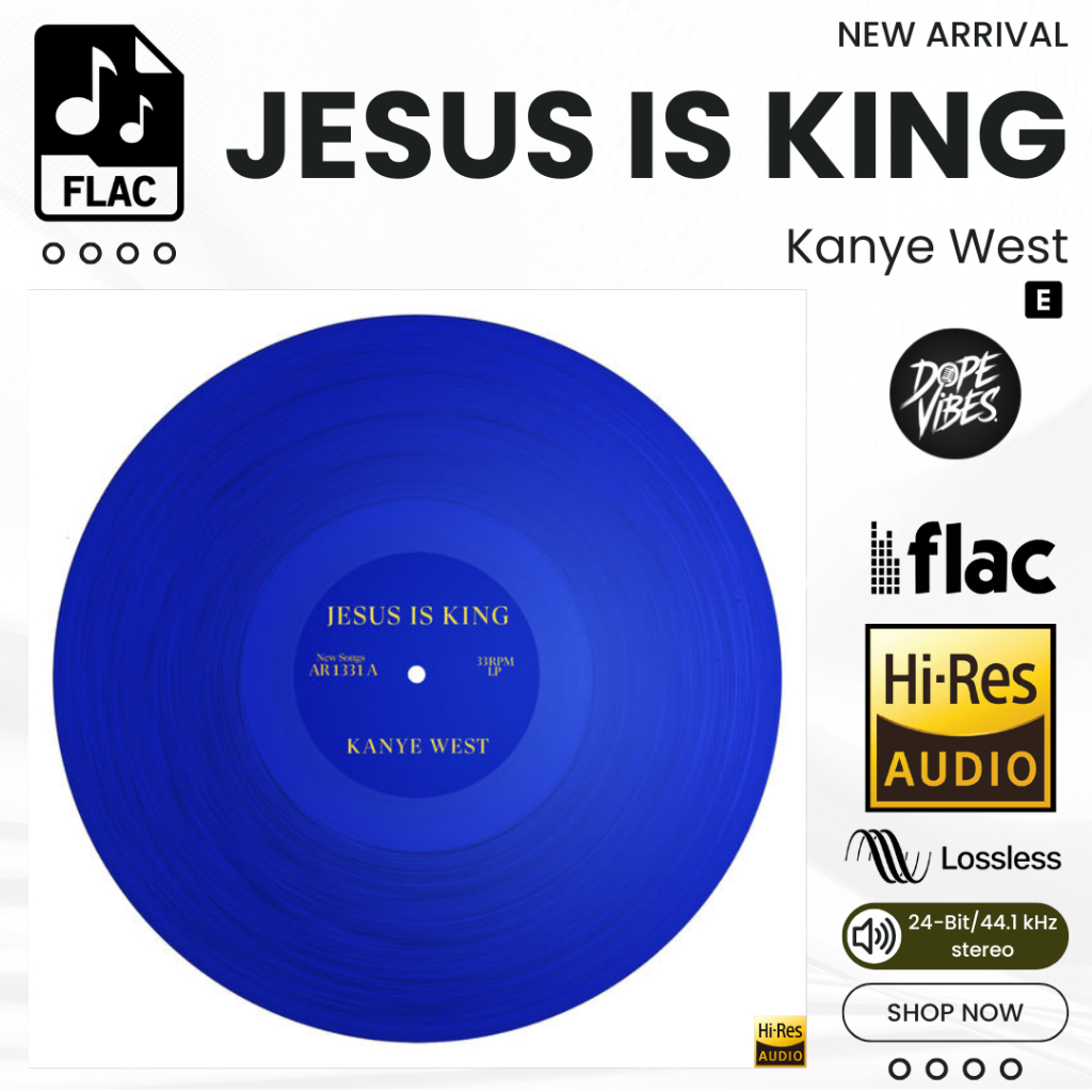 JESUS IS KING (2019) Kanye West Album Lagu FLAC Hi-Res Lossless 24-Bit/44.1 kHz