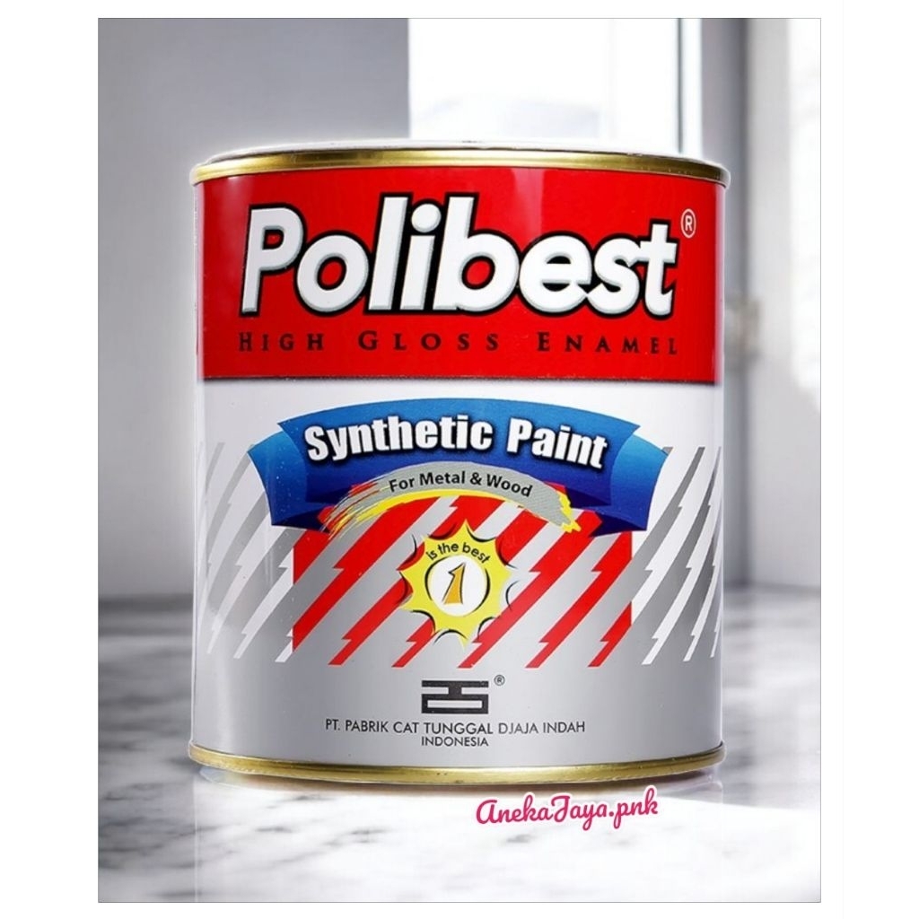 Polibest Cat Warna Emas - Silver Chrome Aluminium 1 kg
