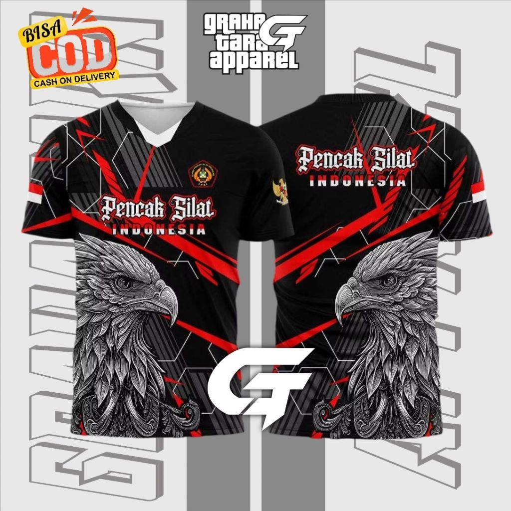 kumpulan jersey silat(IPSI) full printing free custom nama