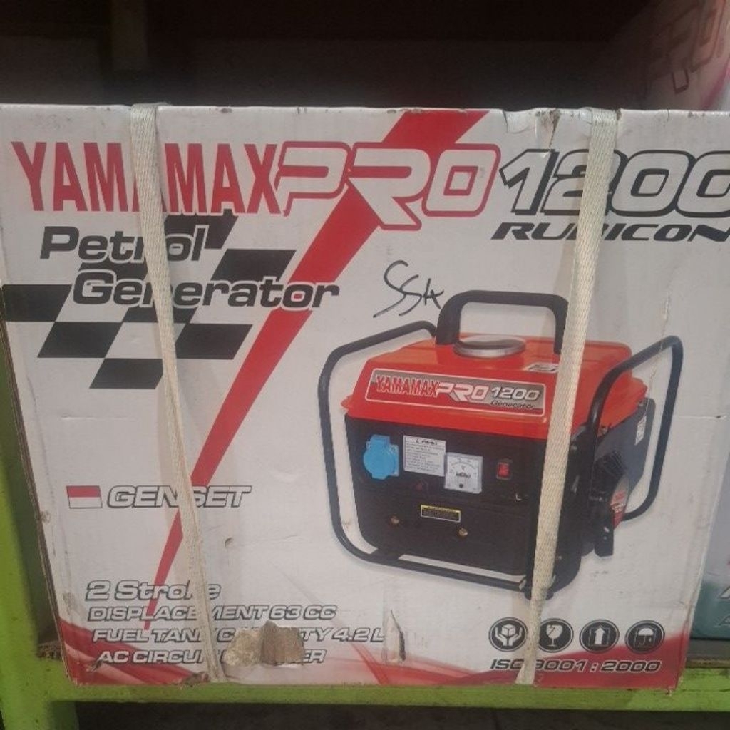 Genset Yamamax Pro 1200 Rubicon 2 stroke 750 watt