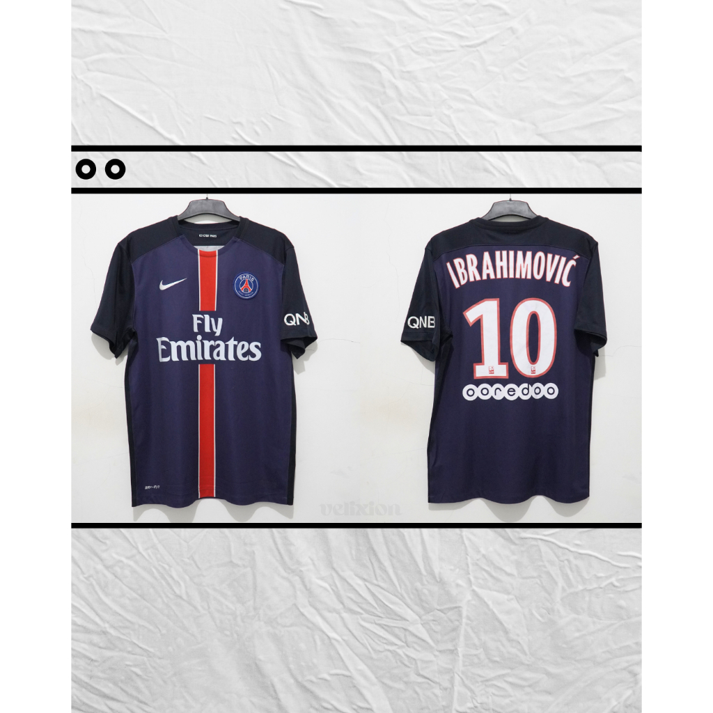 JERSEY ORIGINAL PSG HOME IBRAHIMOVIC 2015