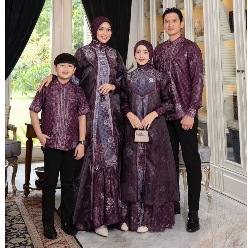 READY JANUARI‼️SARIMBIT ANGGUN RAYYA PREMIUM SERIES RHYN ELDEENA Gamis Sarimbit Anggun Eldeena Sarim