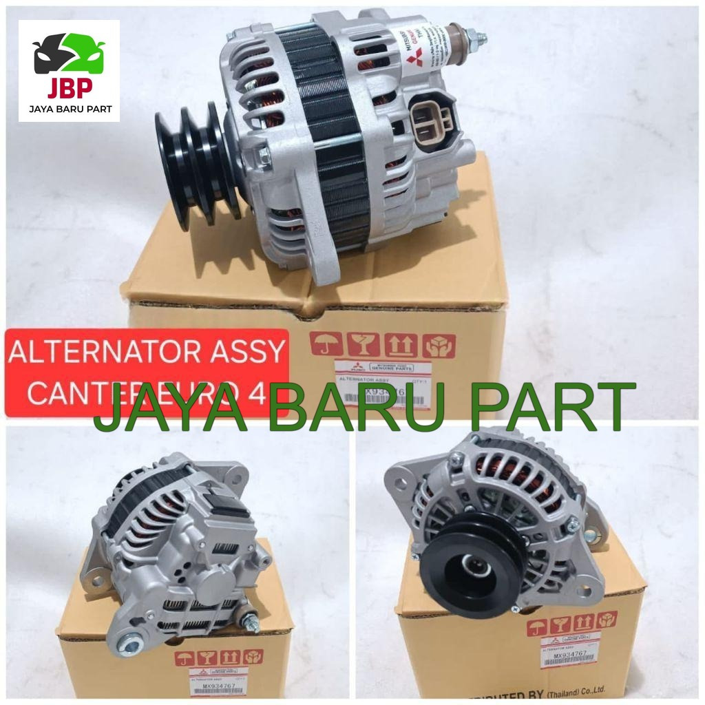ALTERNATOR ASSY-DINAMO AMPERE MITSUBISHI PS125 CANTER EURO 4 ORIGINAL GARANSI MX934767
