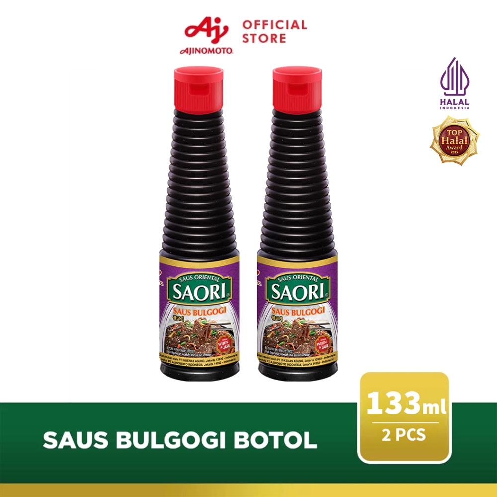 SAORI® Saus Bulgogi Oriental Botol 133 ml (2 pcs)