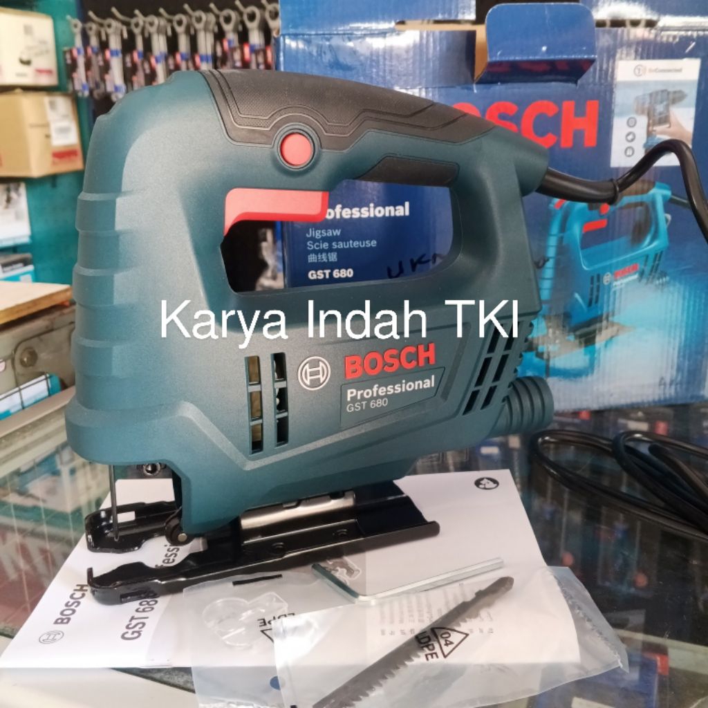 BOSCH GST 680 Jig Saw Electric Gergaji Kayu GST80 Mesin Jigsaw Pemotong Kayu
