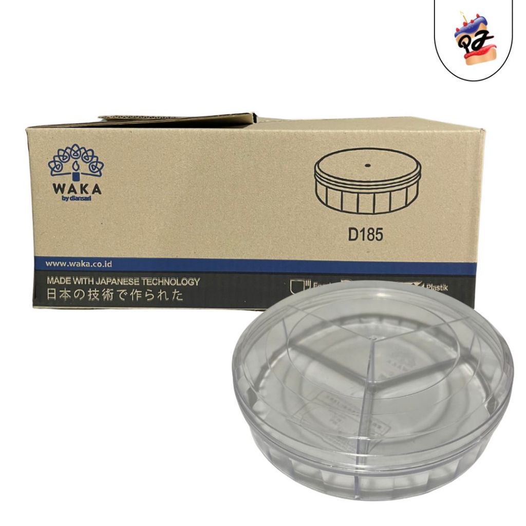 TOPLES KUE KERING BULAT SEKAT 3 WAKA D185 750 GR / 1 KARDUS