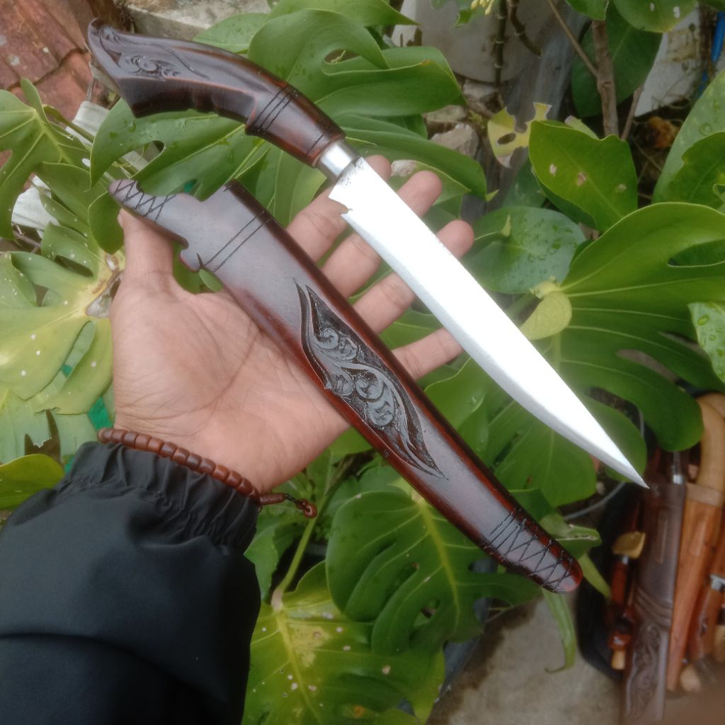Pisau Dapur Mini Ukir Bahan Baja Strip 19cm