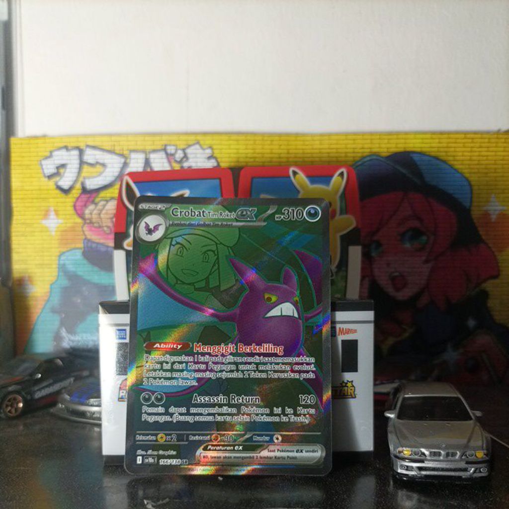 POKEMON TCG INDONESIA CROBAT TIM ROKET EX SR