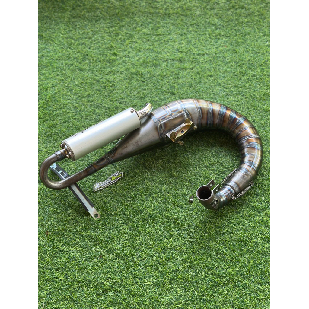 knalpot vespa racing buang kiri spek kopetisi tune up ffa