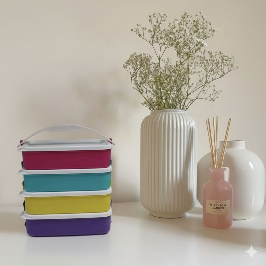 Tupperware Click To Go rantang makanan Ori