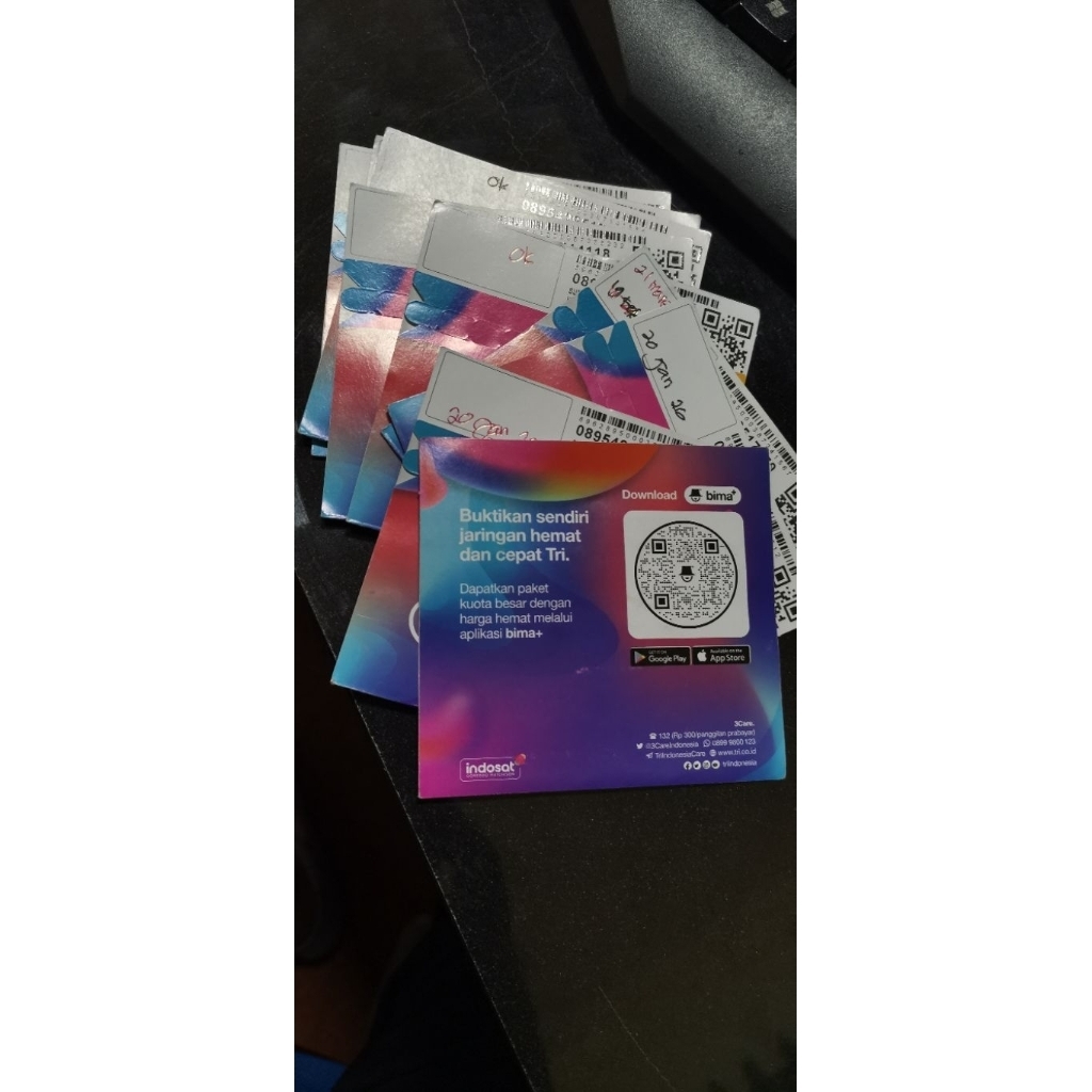 KARTU PERDANA TRI 0K