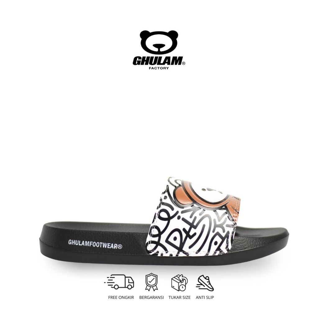 Ghulam Kids - Jordan Sandal Flipflop Anak Laki Laki Ringan Sandal Slop Selop Anak Laki Laki Empuk Ka