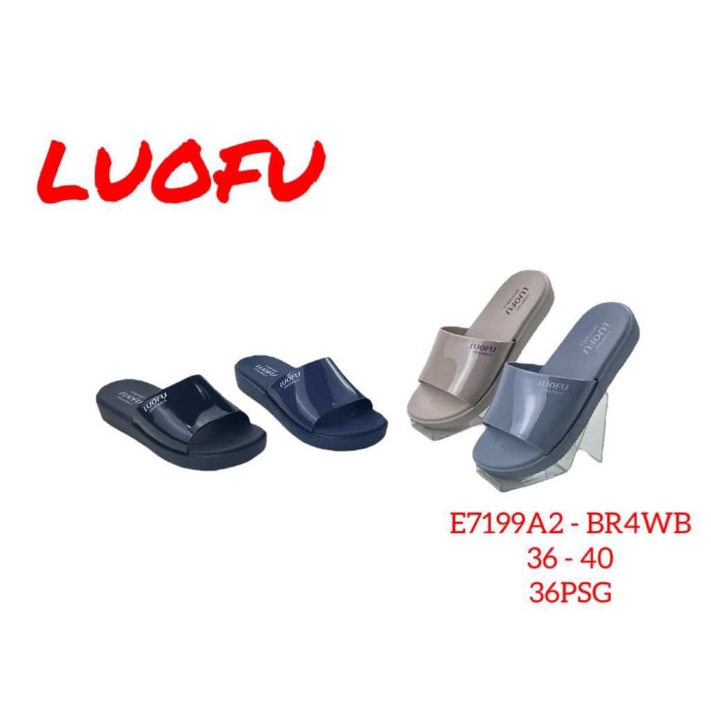 SANDAL WANITA SLOP LUOFU SANDAL IMPORT