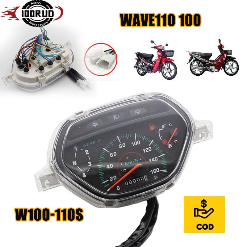 IOORUD Spedometer Wave 100 Spidometer Assy Honda Supra x Lama Supra 100 Supra Fit Old Wave 100 Thail