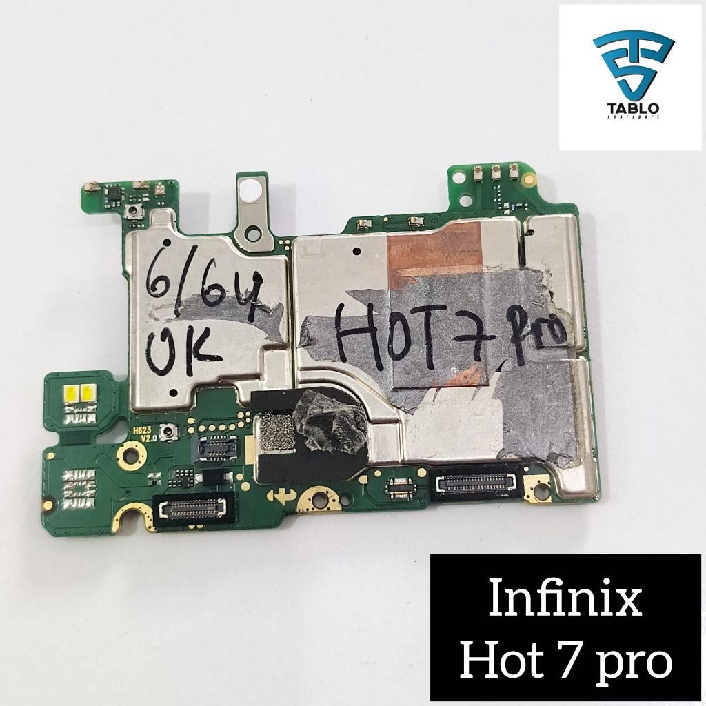 Mesin Infinix Hot 7 pro 6/64gb hidup no sandi garansi normal