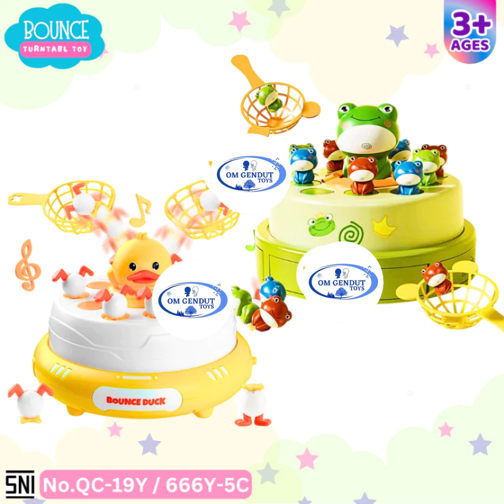 Gt Mainan Anak Bounce Tangkap Putar Loncat No.Qc
