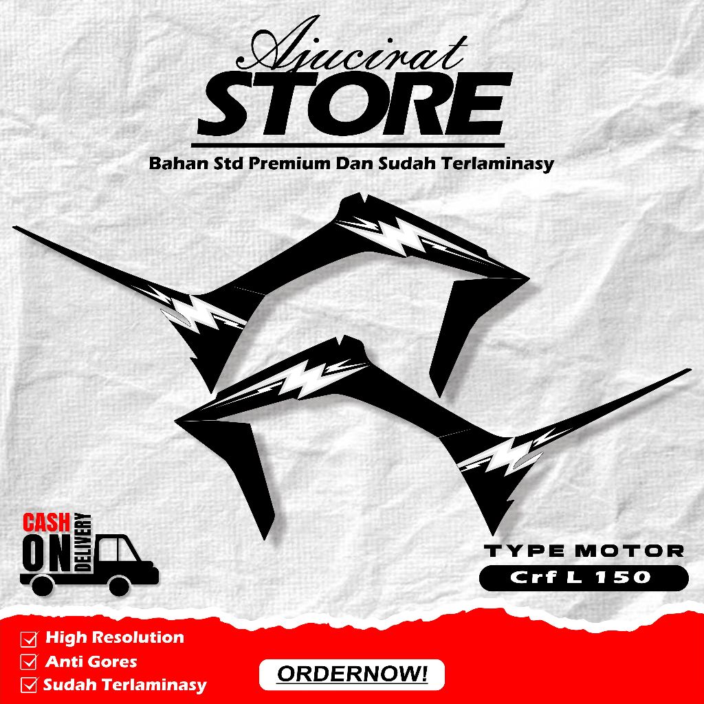 STRIPING CRF 150 / STRIPING SUREX /SUREX / BAHAN SUPERGLOSSY