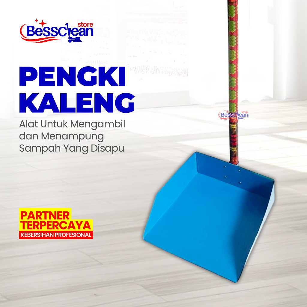 Pengki Kaleng / Serokan Sampah Besi / Cikrak Sampah Kaleng