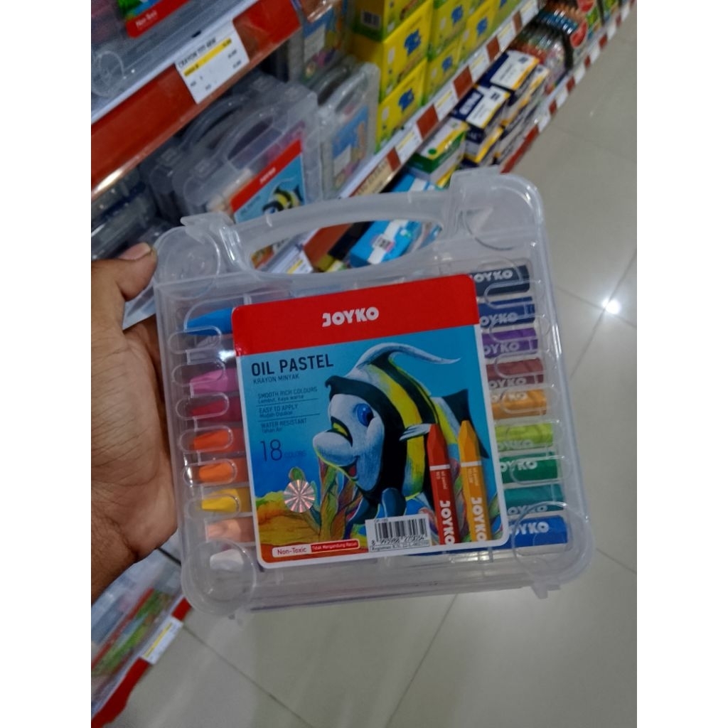 Crayon joyko 18 warna oil pastel