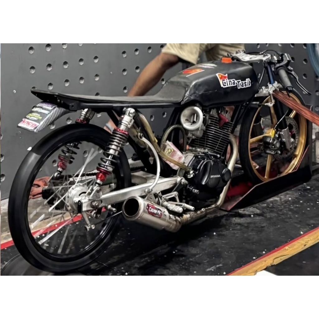 Knalpot Creampie Original Jogja CB TIGER GL Gp Stainless