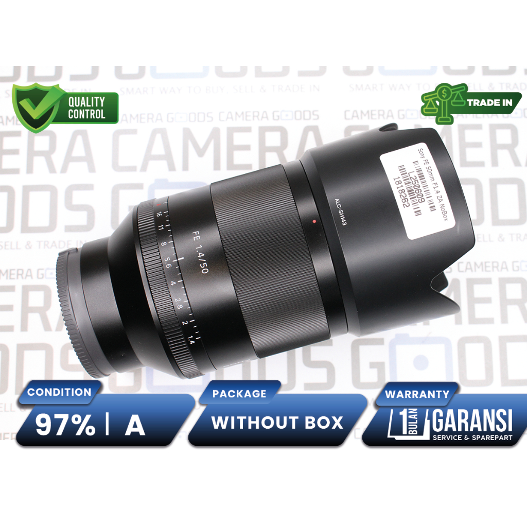 Lensa Sony FE 50mm F1.4 ZA Carl Zeiss Lens Second Bekas Grade A / Sony SEL50F14Z - L250609