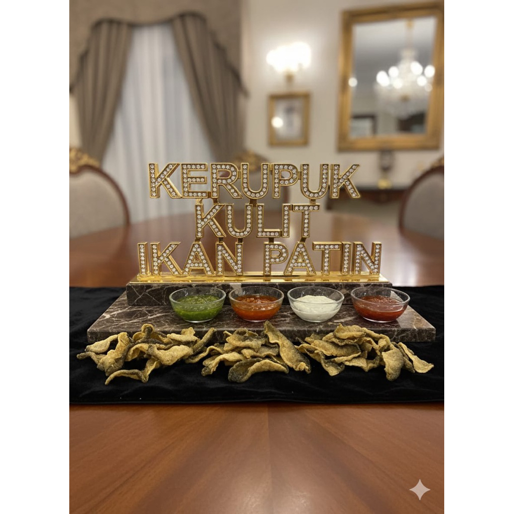 kerupuk kulit ikan patin 1kg mentah