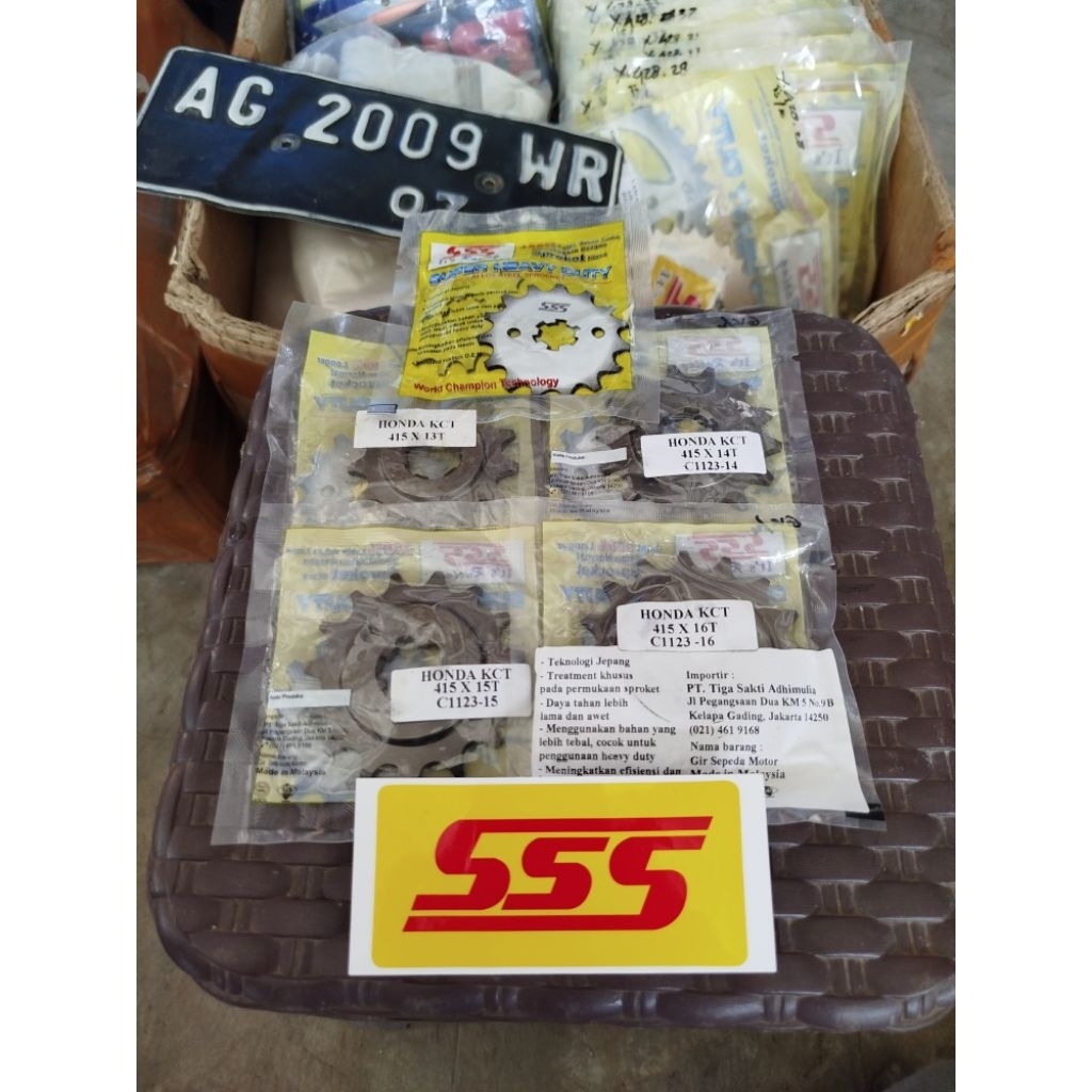 Ger gear depan SSS 415 HONDA GL Neotec MP Tiger gir sss original 13 14 15 16 kode KCT