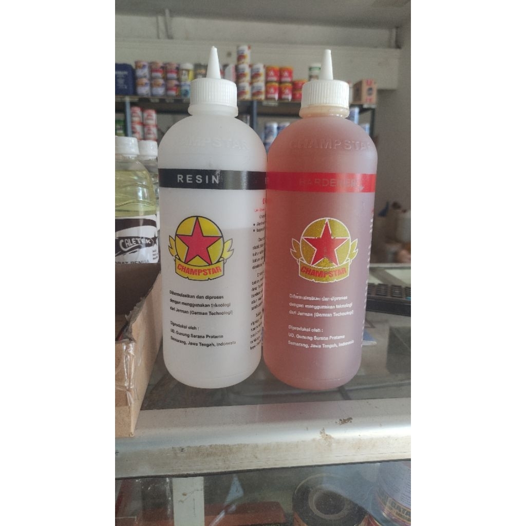 LEM EPOXY CHAMPSTAR BINTANG FULL HARDENER 1 SET 2 KG